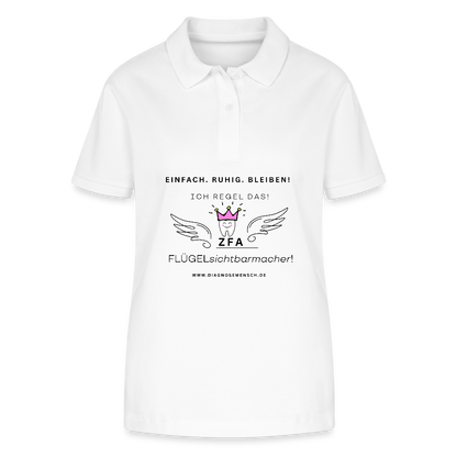 Bio-Poloshirt "ZFA" - Best Buddy - Weiß