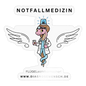 Sticker "Notfallmedizin" - FLÜGELsichtbarmacher - Transparent glänzend