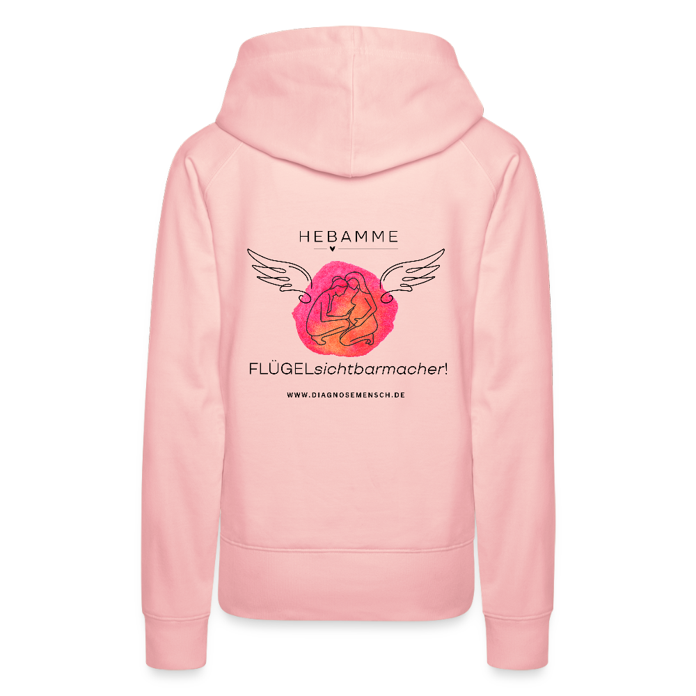 Frauen Premium Hoodie - Kristallrosa