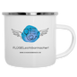 Emaille-Tasse "Flügel Doc" - Best Buddy - Weiß