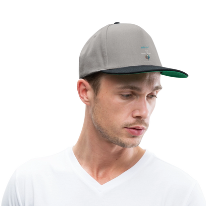 Snapback Cap "I'm a smart patient" - Bad Boy - Graphit/Schwarz