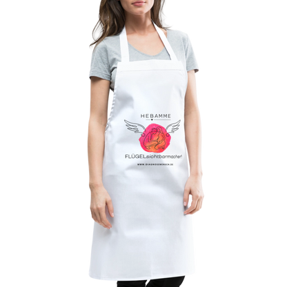 Kochschürze "Hebamme" - Best Buddy - Weiß