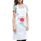 Kochschürze "Hebamme" - Best Buddy - Weiß