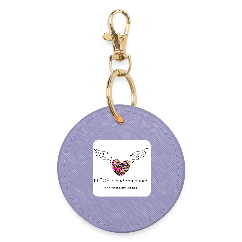 BOUTIQUE Schlüsselanhänger "FLÜGELsichtbarmacher" - Best Buddy - Lavendel