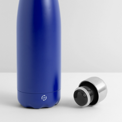 Thermosflasche 500 ml "Hebamme" - FLÜGELsichtbarmacher - Dunkelblau 