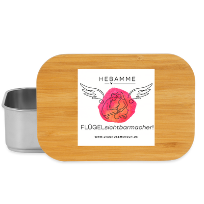 Lunch Box "Hebamme" - Best Buddy - Silber