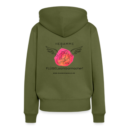 Frauen Premium Hoodie - Khaki