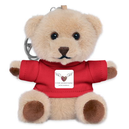 Kuscheltier Schlüsselanhänger "FLÜGELsichtbarmacher" - Best Buddy - Rot