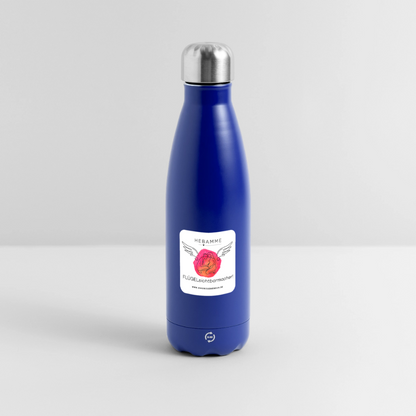 Thermosflasche 500 ml "Hebamme" - FLÜGELsichtbarmacher - Dunkelblau 