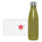 Thermosflasche 500 ml "Hebamme" - FLÜGELsichtbarmacher - Olivgrün 