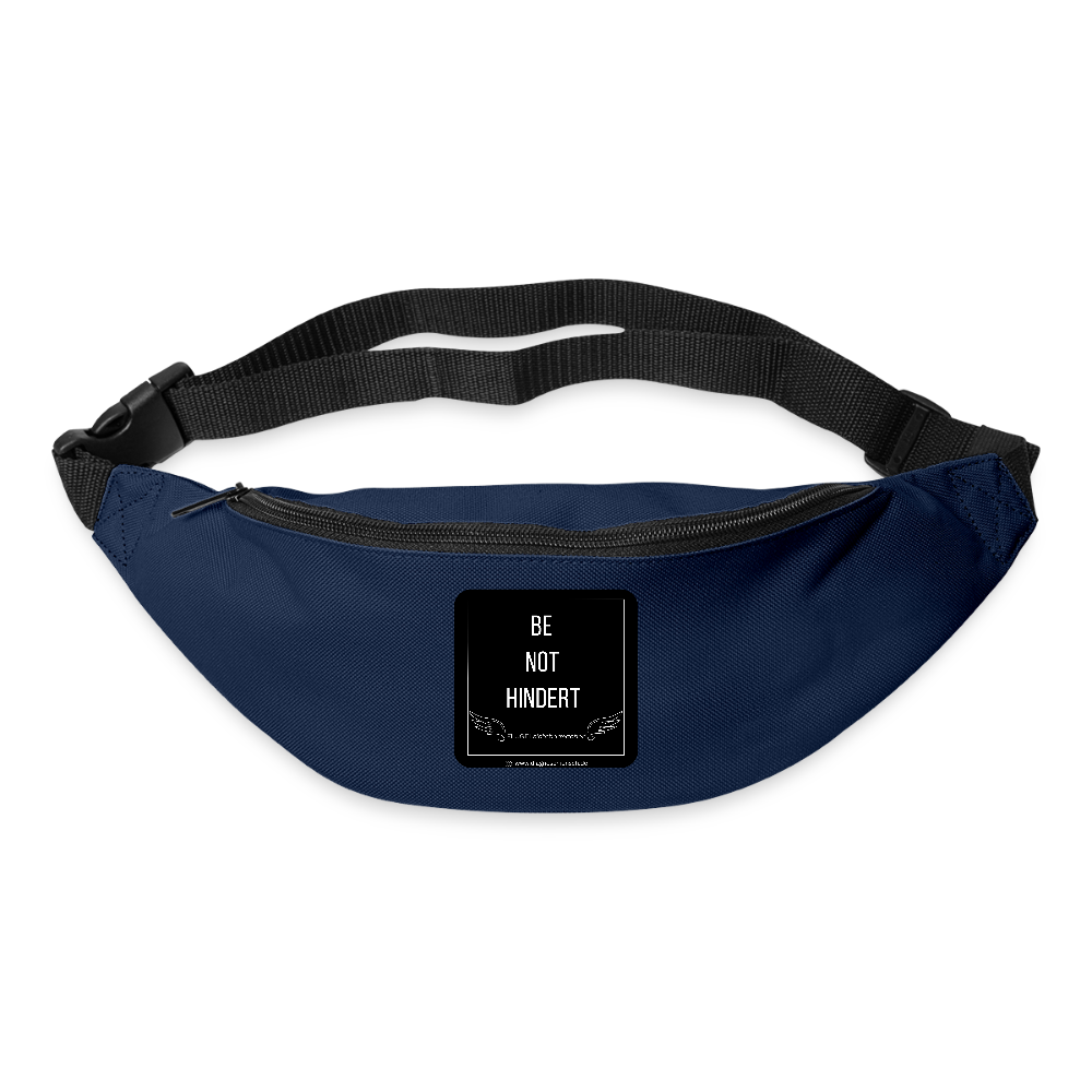 Gürteltasche "BE NOT HINDERT" - FLÜGELsichtbarmacher - Navy