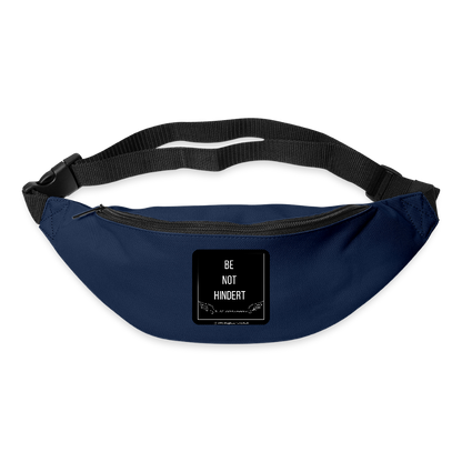 Gürteltasche "BE NOT HINDERT" - FLÜGELsichtbarmacher - Navy
