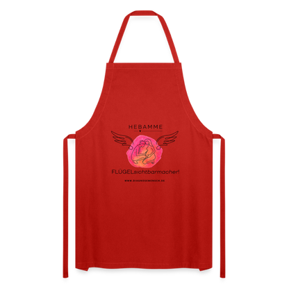 Kochschürze "Hebamme" - Best Buddy - Rot