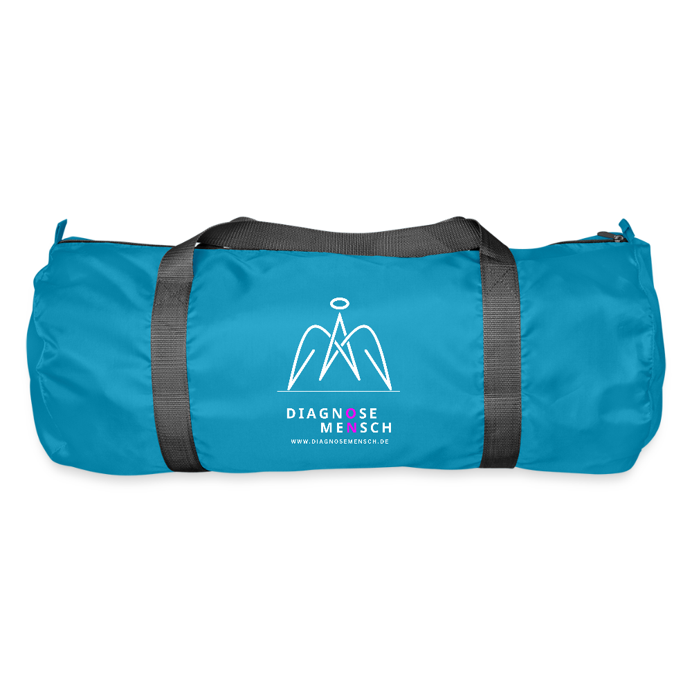 Sporttasche "Diagnose Mensch" - ON - Aquablau