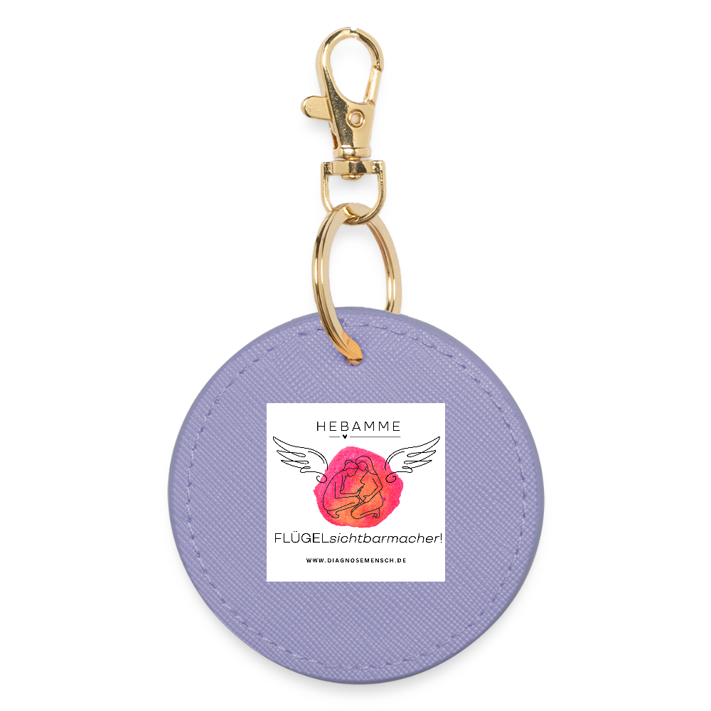 BOUTIQUE Schlüsselanhänger "Hebamme" - Best Buddy - Lavendel