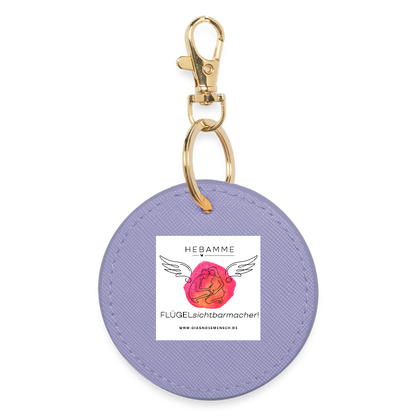BOUTIQUE Schlüsselanhänger "Hebamme" - Best Buddy - Lavendel
