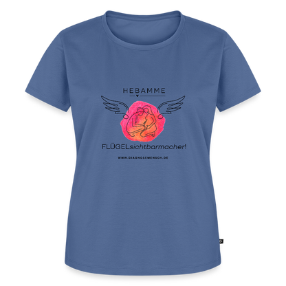 Frauen Premium T-Shirt "Hebamme" - Best Buddy - Taubenblau
