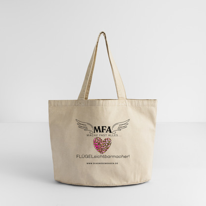 Vintage-Washed Shopper "MFA Leo" - Best Buddy - Vintage Sand 