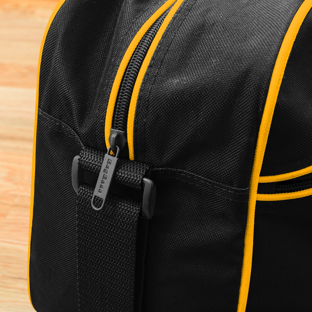 Retro Tasche "Nurse" - Best Buddy - Schwarz/Gold