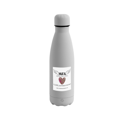 SOFT TOUCH Thermosflasche 500 ml "MFA LEO" - Best Buddy - Grau
