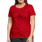 Frauen Premium T-Shirt  - "Diagnose Mensch! - Rot