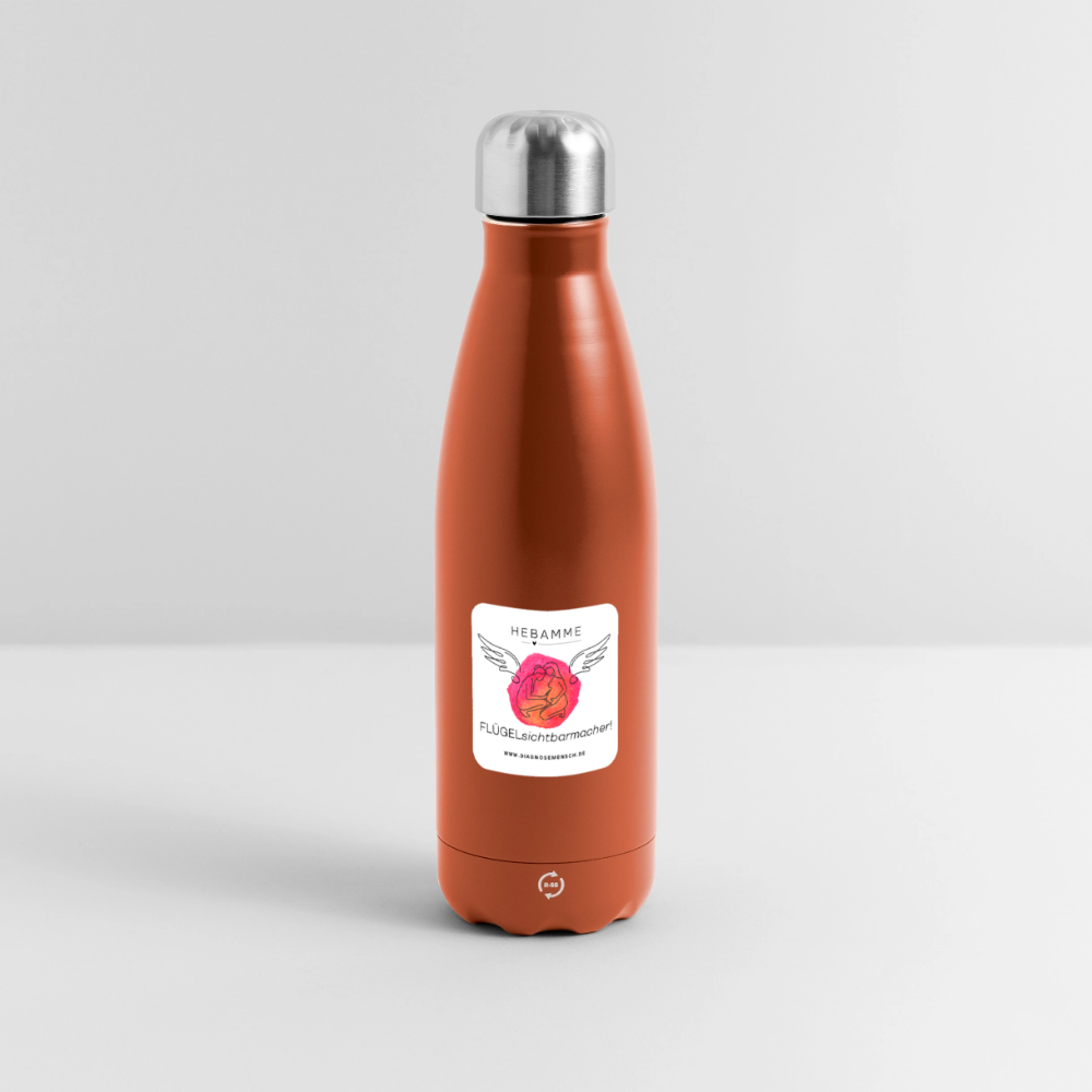 Thermosflasche 500 ml "Hebamme" - FLÜGELsichtbarmacher - Terra