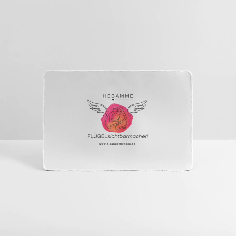 Mousepad "Hebamme" - FLÜGELsichtbarmacher - Grau