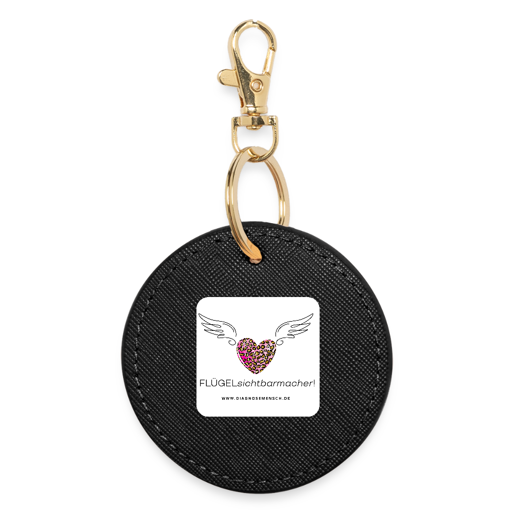 BOUTIQUE Schlüsselanhänger "FLÜGELsichtbarmacher" - Best Buddy - Schwarz
