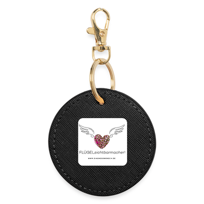 BOUTIQUE Schlüsselanhänger "FLÜGELsichtbarmacher" - Best Buddy - Schwarz