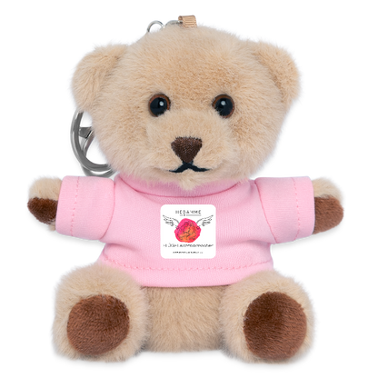 Kuscheltier Schlüsselanhänger "Hebamme" - Flügelsichtbarmacher - Rosa