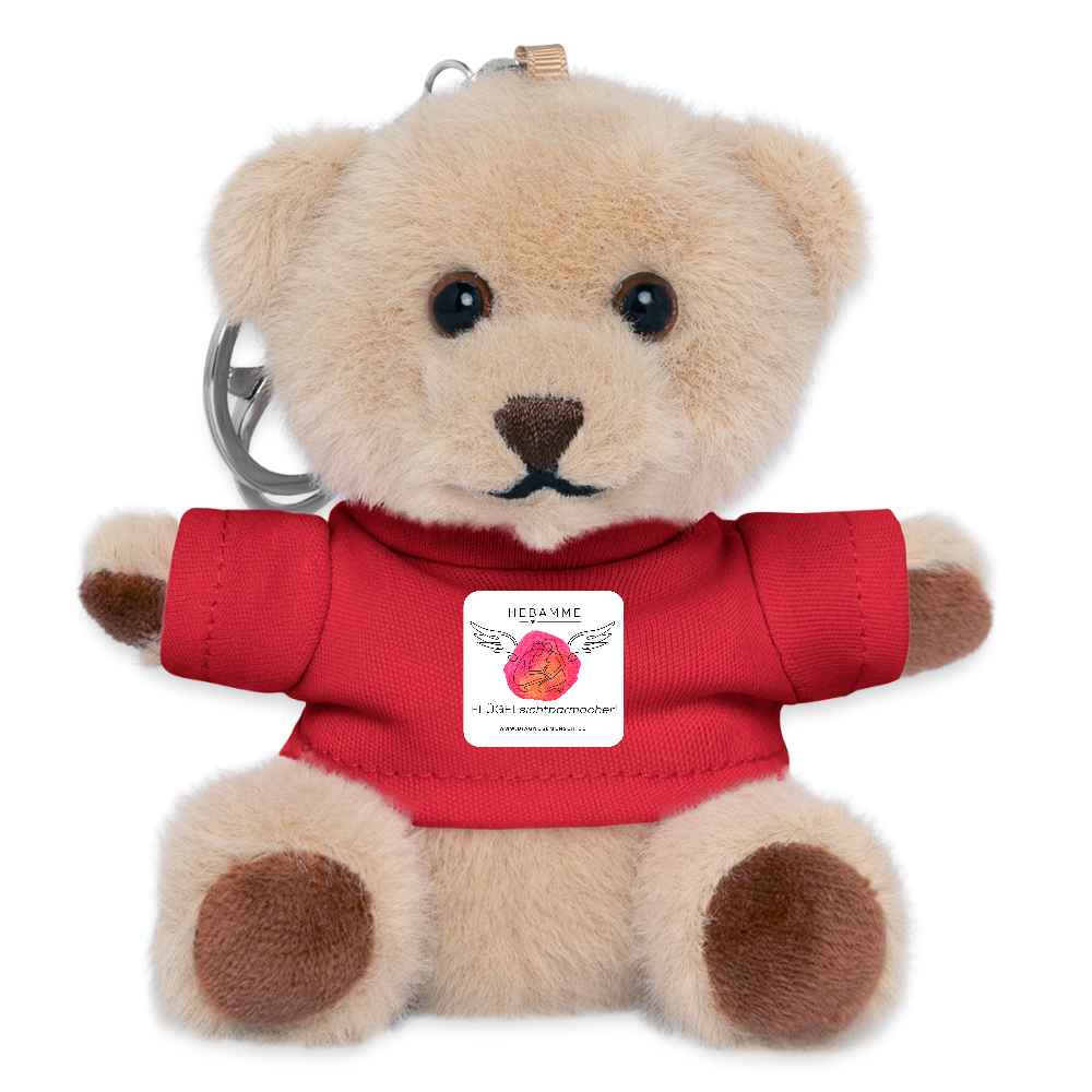 Kuscheltier Schlüsselanhänger "Hebamme" - Flügelsichtbarmacher - Rot