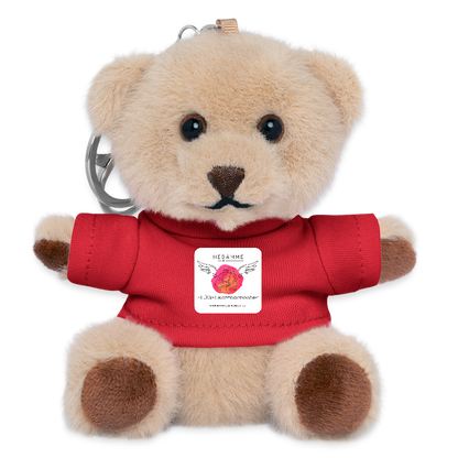 Kuscheltier Schlüsselanhänger "Hebamme" - Flügelsichtbarmacher - Rot