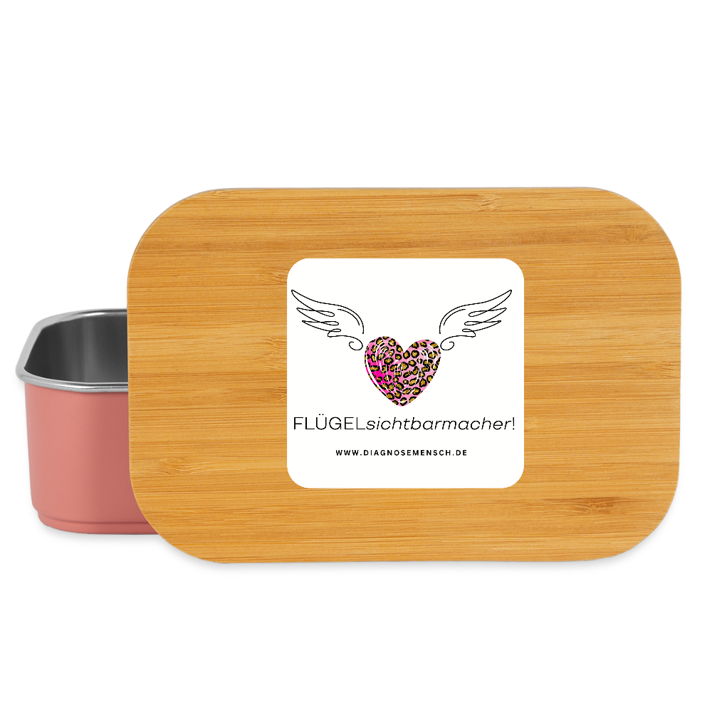 Lunch Box "FLÜGELsichtbarmacher" - Best Buddy - Hellrosa