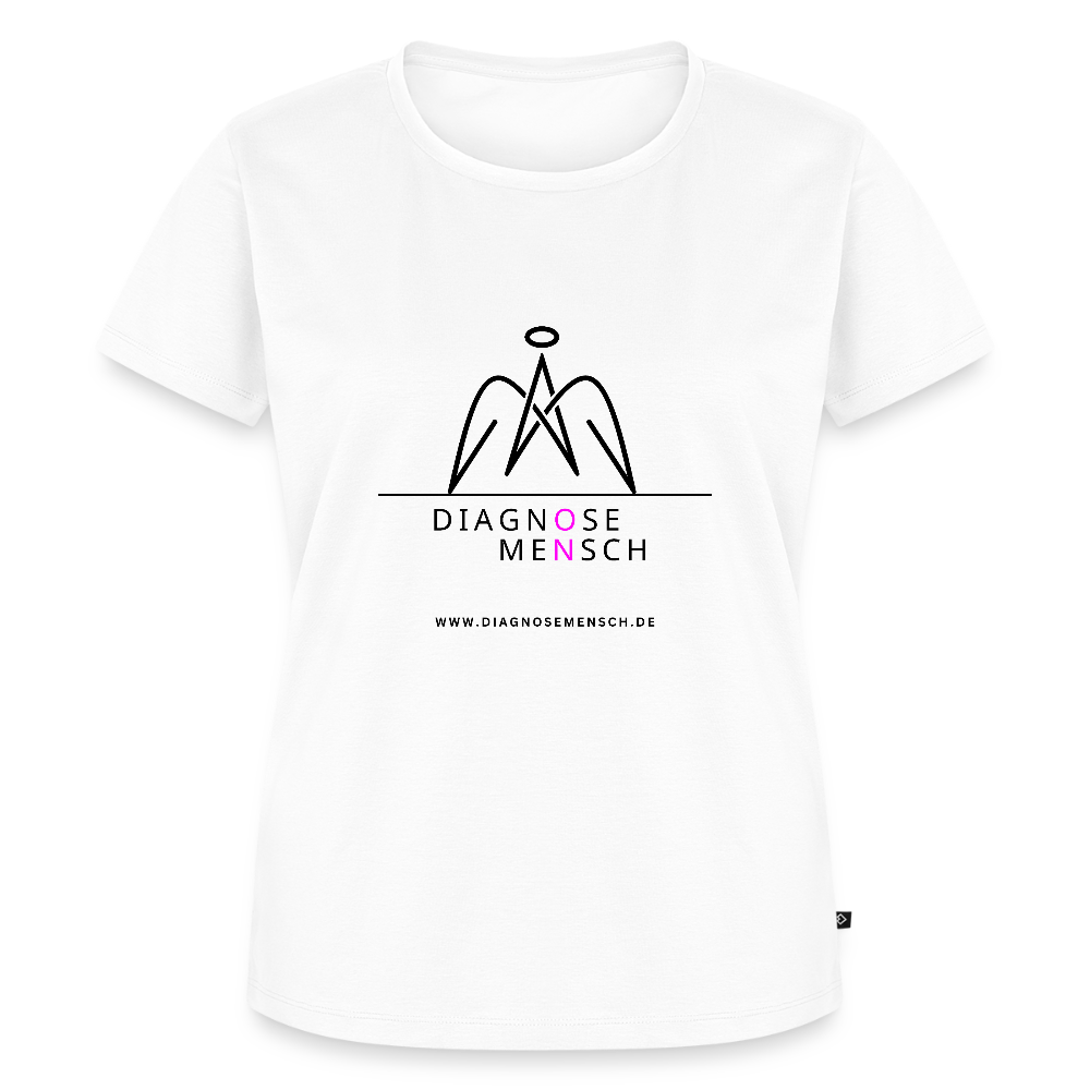 Frauen Premium T-Shirt  - "Diagnose Mensch! - Weiß