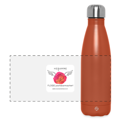 Thermosflasche 500 ml "Hebamme" - FLÜGELsichtbarmacher - Terra