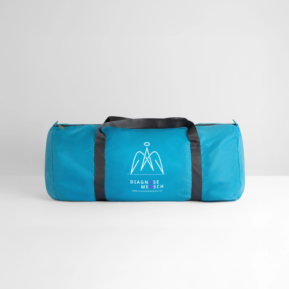 Sporttasche "Diagnose Mensch" - ON - Aquablau