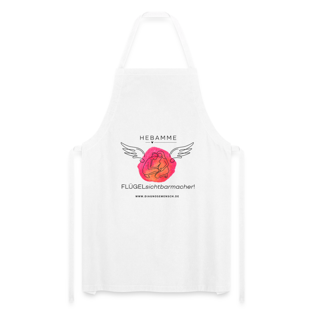 Kochschürze "Hebamme" - Best Buddy - Weiß