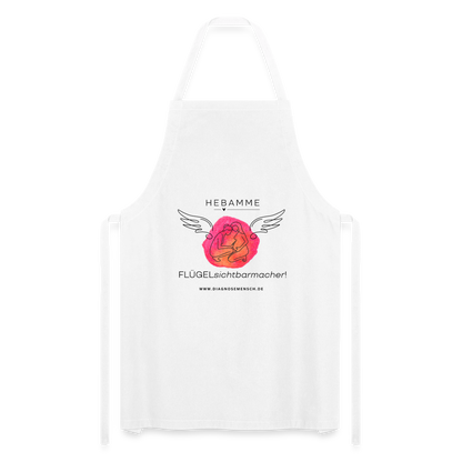 Kochschürze "Hebamme" - Best Buddy - Weiß