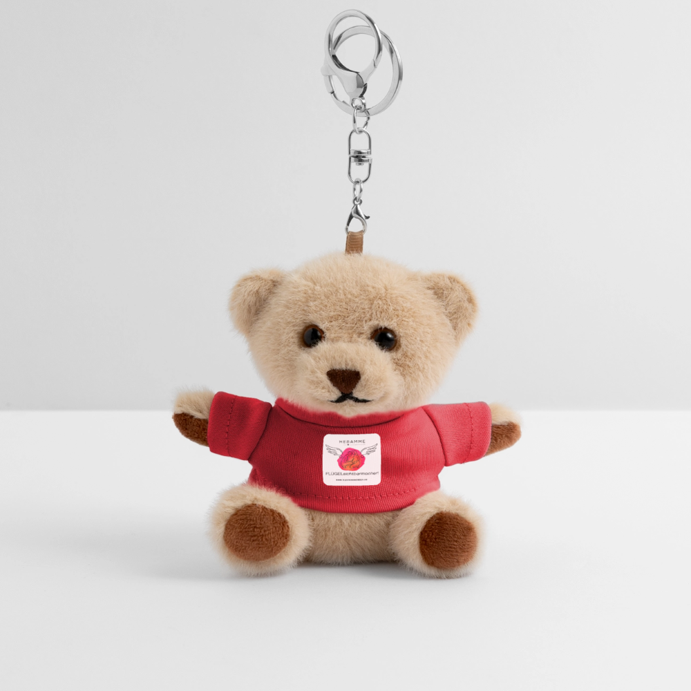 Kuscheltier Schlüsselanhänger "Hebamme" - Flügelsichtbarmacher - Rot
