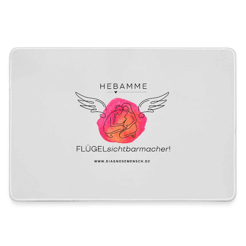 Mousepad "Hebamme" - FLÜGELsichtbarmacher - Grau