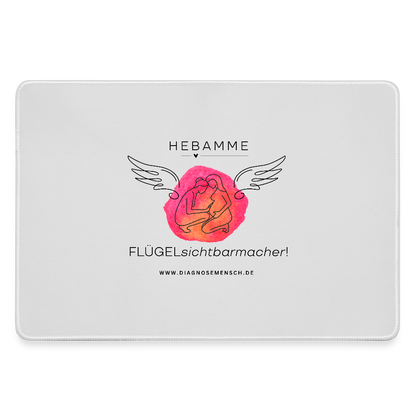 Mousepad "Hebamme" - FLÜGELsichtbarmacher - Grau