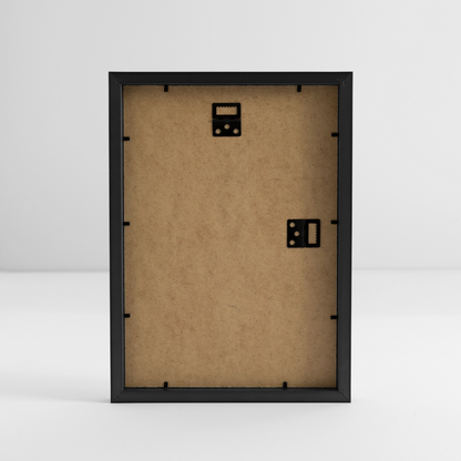 Gerahmtes Poster (27 × 37 cm) "Hebamme" - FLÜGELsichtbarmacher - Schwarz