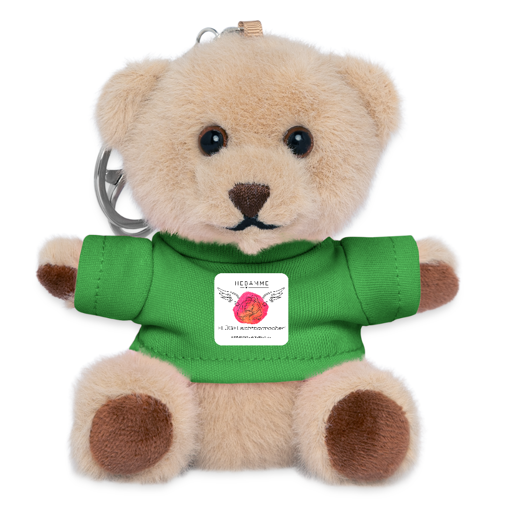Kuscheltier Schlüsselanhänger "Hebamme" - Flügelsichtbarmacher - Grün