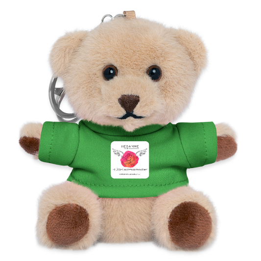 Kuscheltier Schlüsselanhänger "Hebamme" - Flügelsichtbarmacher - Grün