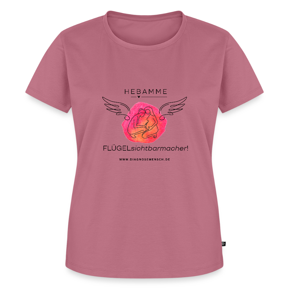 Frauen Premium T-Shirt "Hebamme" - Best Buddy - Mauve