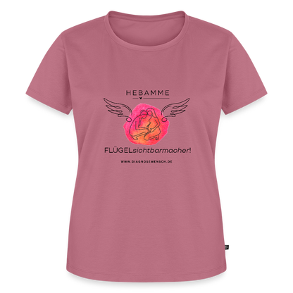 Frauen Premium T-Shirt "Hebamme" - Best Buddy - Mauve