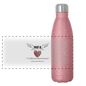 Glitzer Edelstahl Thermosflasche "MFA Leo" - Best Buddy - Pink Glitzer