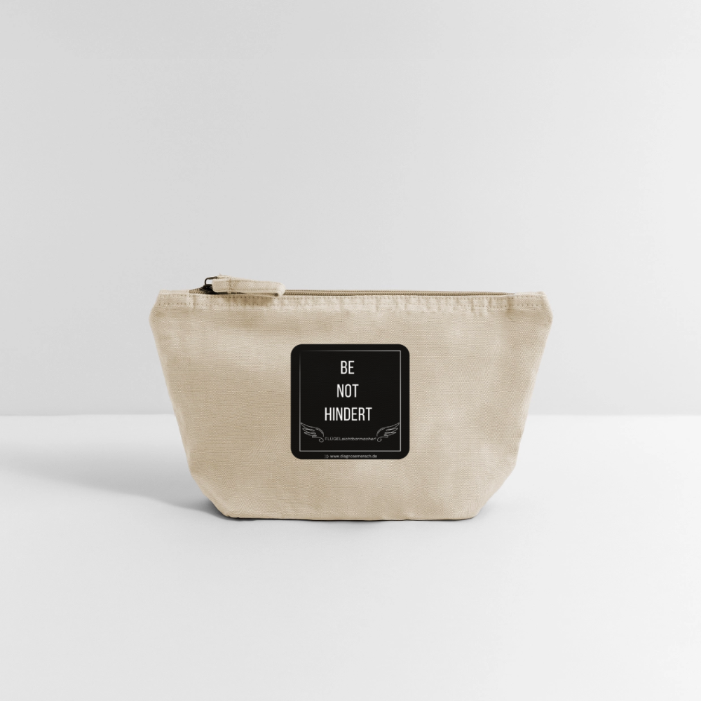 VINTAGE Täschchen "BE NOT HINDERT" - FLÜGELsichtbarmacher - Vintage Sand 