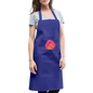 Kochschürze "Hebamme" - Best Buddy - Royalblau