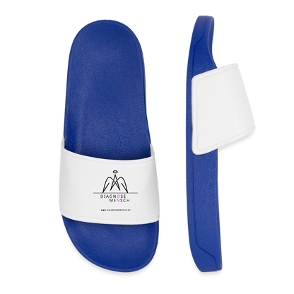 Frauen Badelatschen "Diagnose Mensch" - ON - Königsblau